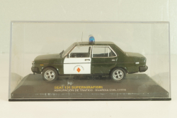 Seat 131 Supermirafiori, Guardia Civil 1979, Police,  green/white, Altaya 1:43 Уценка!