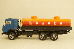 Камаз-53212, молоковоз, синий/оранжевый, Арек 1:43