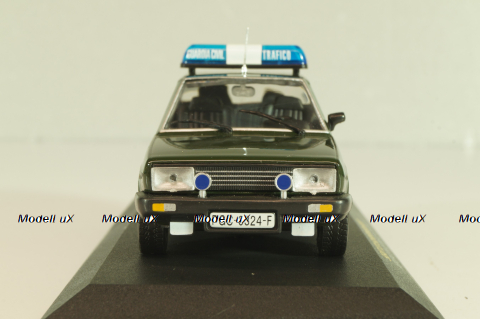 Seat 131 Supermirafiori, Guardia Civil 1979, Police,  green/white, Altaya 1:43 Уценка!