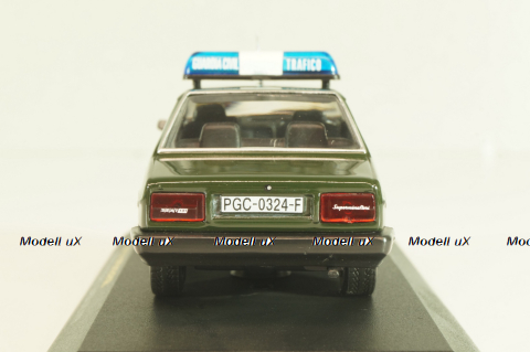 Seat 131 Supermirafiori, Guardia Civil 1979, Police,  green/white, Altaya 1:43 Уценка!