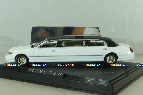Lincoln Town Car Limousine 2000, white, 10110, Sun Star 1:43
