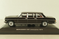 Mercedes-Benz 230D Limousine (W115) 1974, black, REPLC09, IXO 1:43