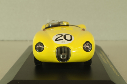 Jaguar Type C #20 Le Mans 1953, Laurent/Tornaco, yellow, LMC005, IXO 1:43