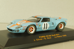 Ford GT40 #11 Le Mans 1968 J.Oliver/B.Muir, blue,  LMC027, IXO 1:43