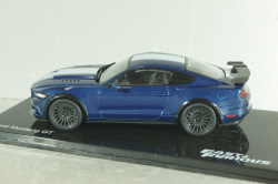 Ford Mustang GT 2015, blue, FF013, Fast & Furious №13, Altaya 1:43