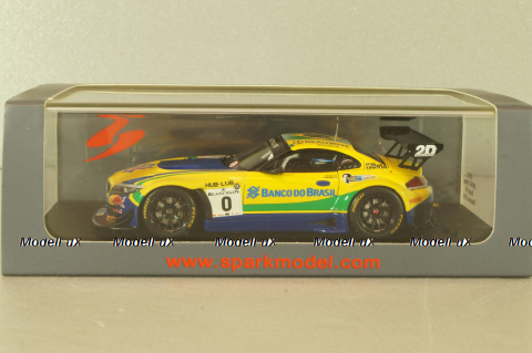 BMW Z4 (E89) team Brasil #0 Blancpain 2014, yellow, SP051, Spark 1:43