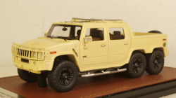 Hummer H2 SUT6 pickup 6x6 2012, beige, GLM171002, GLM Models 1:43