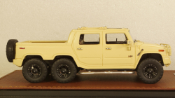 Hummer H2 SUT6 pickup 6x6 2012, beige, GLM171002, GLM Models 1:43