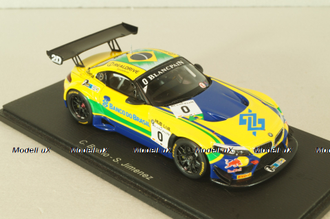 BMW Z4 (E89) team Brasil #0 Blancpain 2014, yellow, SP051, Spark 1:43