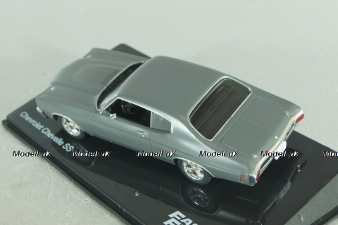 Chevrolet Chevelle SS 1970, grey FF015, Fast & Furious №15, Altaya 1:43