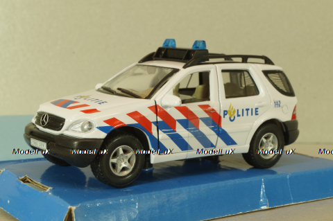 Mercedes-Benz ML 320 (W163) Police Netherlands 1997, white, 210001, Carararama 1:43