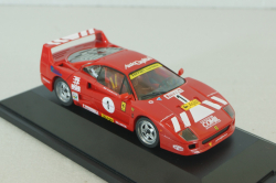 Ferrari F40 challenger GT Superturismo 1992, red, 180556, Herpa 1:43