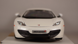 McLaren MP4-12C 2011, white, 18-21074, Bburago 1:24