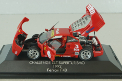 Ferrari F40 challenger GT Superturismo 1992, red, 180556, Herpa 1:43