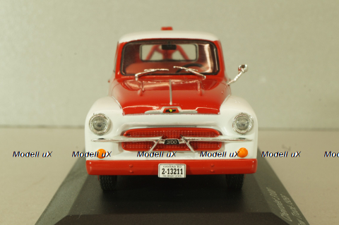 Chevrolet 3100 tow truck 1956, red/white, WB233, WhiteBox 1:43