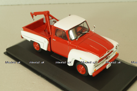 Chevrolet 3100 tow truck 1956, red/white, WB233, WhiteBox 1:43