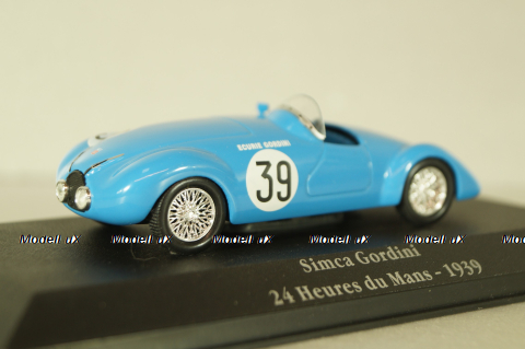 Simca Gordini 24H Le Mans 1939, blue, Atlas 1:43