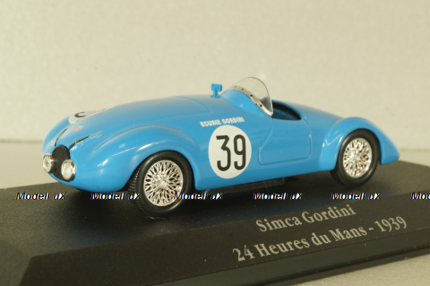 Simca Gordini 24H Le Mans 1939, blue, Atlas 1:43