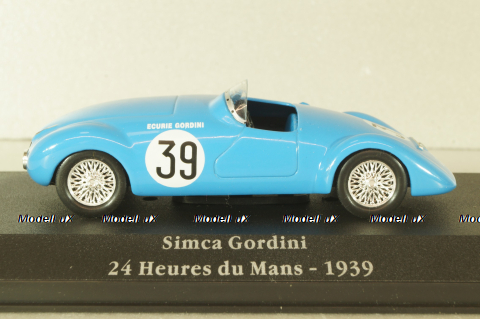Simca Gordini 24H Le Mans 1939, blue, Atlas 1:43
