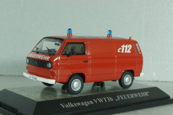 Volkswagen T3b Feuerwehr, red, 13052, Premium Classixxs 1:43 