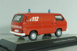 Volkswagen T3b Feuerwehr, red, 13052, Premium Classixxs 1:43 