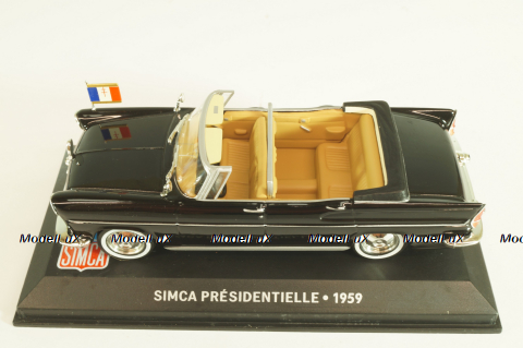 Simca Presidentielle 1959, black, LBAS016, Les Belles Annees Simca #16, Altaya 1:43