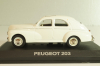 Peugeot 203 1948, white, Atlas 1:43