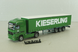 Mercedes Actros 1843 with semi trailer "Kieserling" green, 159456, Herpa 1:87