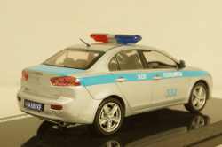 Mitubishi Lancer Kazakhstan Police 2010 silver / blue, 29318, Vitesse 1:43