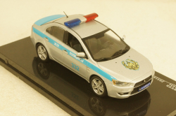 Mitubishi Lancer Kazakhstan Police 2010 silver / blue, 29318, Vitesse 1:43
