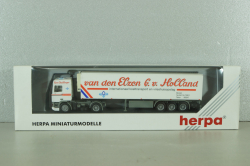 Daf 95 with semi trailer Holland, white, Herpa 1:87