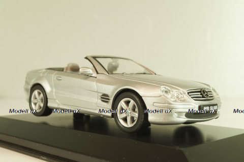Mercedes-Benz SL 500 Cabriolet 2001 (R230), silver, 43005SW, Welly 1:43
