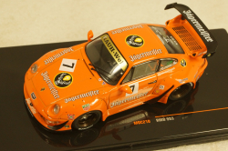 Porsche 911 (993) RWB #7 Rauh-Welt Jägermeister orange, MOC210, IXO 1:43