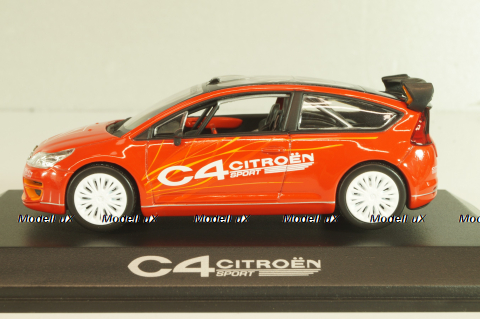 Citroen C4 Sport 3 door 2007, red, Altaya 1:43