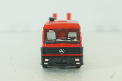 Mercedes SK 2436 with semi trailer, red 141963, Herpa 1:87