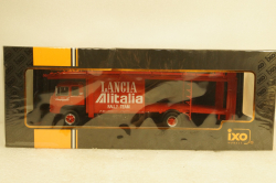 Fiat 673 Race Car Transporter 1976 Lancia Alitalia Rally Team, TRU037, IXO 1:43