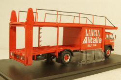 Fiat 673 Race Car Transporter 1976 Lancia Alitalia Rally Team, TRU037, IXO 1:43