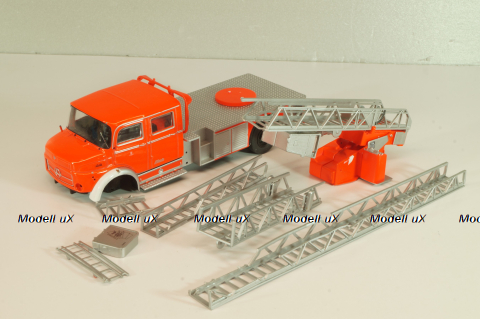 Mercedes L1519 DLK30 Metz, fire engine Scala, Germany 1966, Pompieri Italy collection #14, Altaya 1:43 На запчасти!