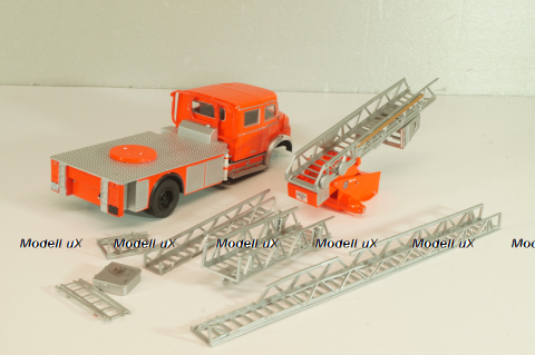 Mercedes L1519 DLK30 Metz, fire engine Scala, Germany 1966, Pompieri Italy collection #14, Altaya 1:43 На запчасти!
