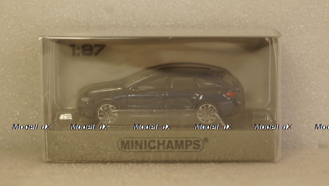 Audi RS4 Avant 2018 blue metallic, 870018211, Minichamps 1:87