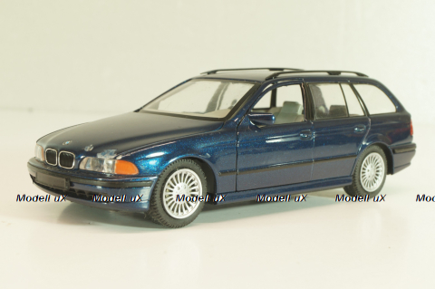 BMW 520i Touring (E39) 1995, dark blue, Schuco 1:43 Уценка!