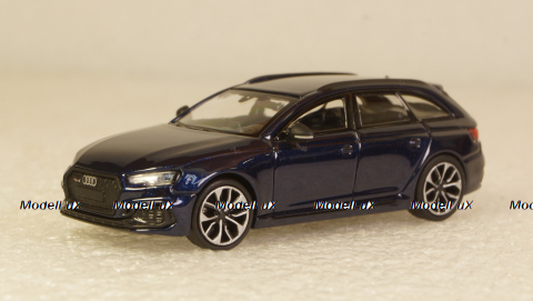 Audi RS4 Avant 2018 blue metallic, 870018211, Minichamps 1:87