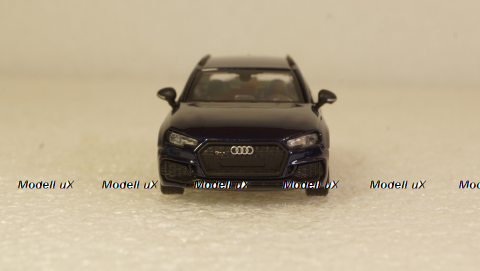 Audi RS4 Avant 2018 blue metallic, 870018211, Minichamps 1:87