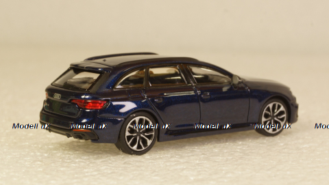 Audi RS4 Avant 2018 blue metallic, 870018211, Minichamps 1:87