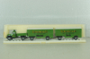 Magirus Mercur with 2 trailer Schenker, green, 4258, Brekina 1:87