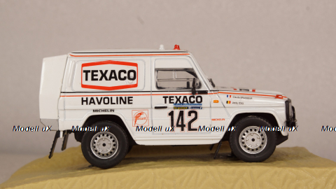 MERCEDES 280 GE # 142 - J. ICKX - C. BRASSEUR - DAKAR 1983, Norev 1:43 Уценка!