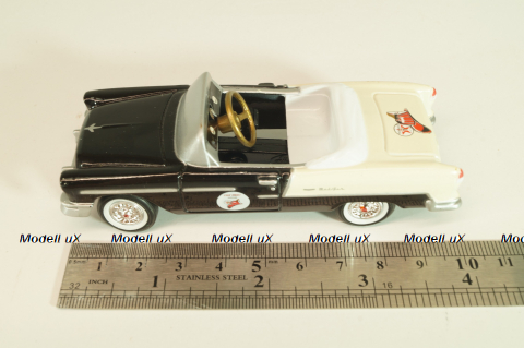 Chevrolet Bel Air "TEXACO Fire Chiff" 1955, black/white, (педальная машина), 67809, Gearbox