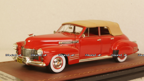 Cadillac Series 62 Sedan Convertible Red Closed top 1941, GLM119202, GLM Models 1:43