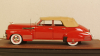 Cadillac Series 62 Sedan Convertible Red Closed top 1941, GLM119202, GLM Models 1:43