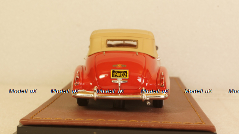 Cadillac Series 62 Sedan Convertible Red Closed top 1941, GLM119202, GLM Models 1:43